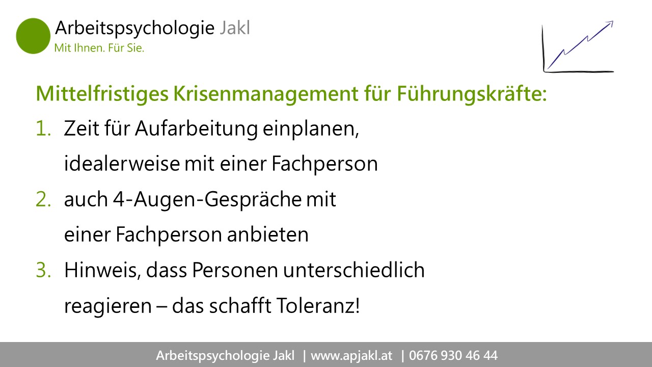 Mittelfristiges Krisenmanagement für Führungskräfte